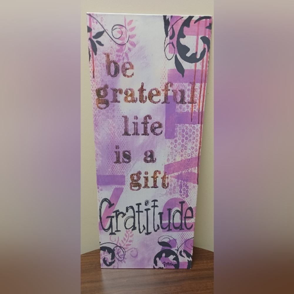 Gratitude Metal Sign